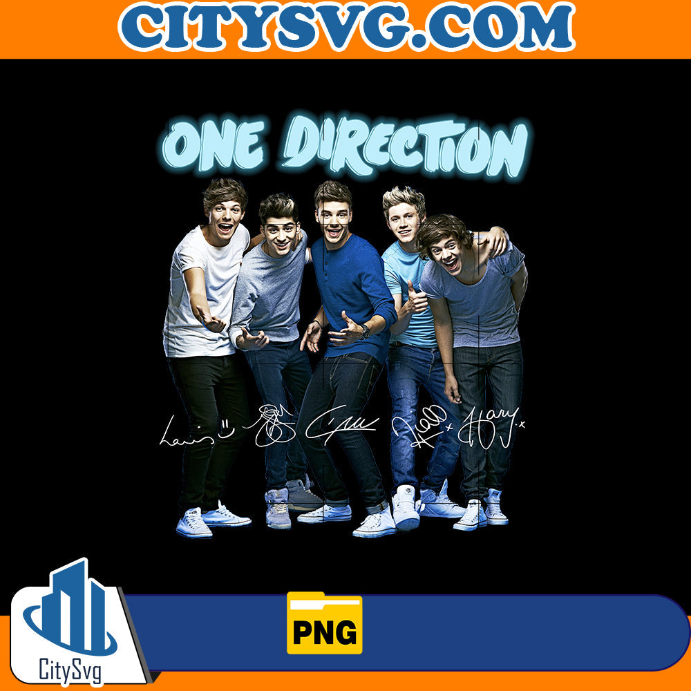 Retro One Direction Png CitySvg