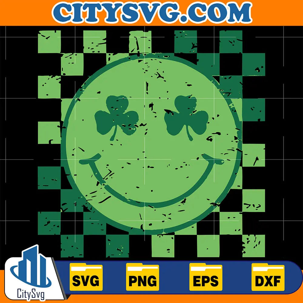 RetroSmileStPatricksDaySvg