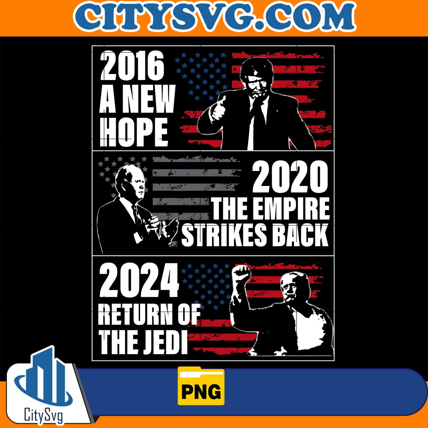 Return Of The Jedi Trump Won 2024 Svg CitySvg