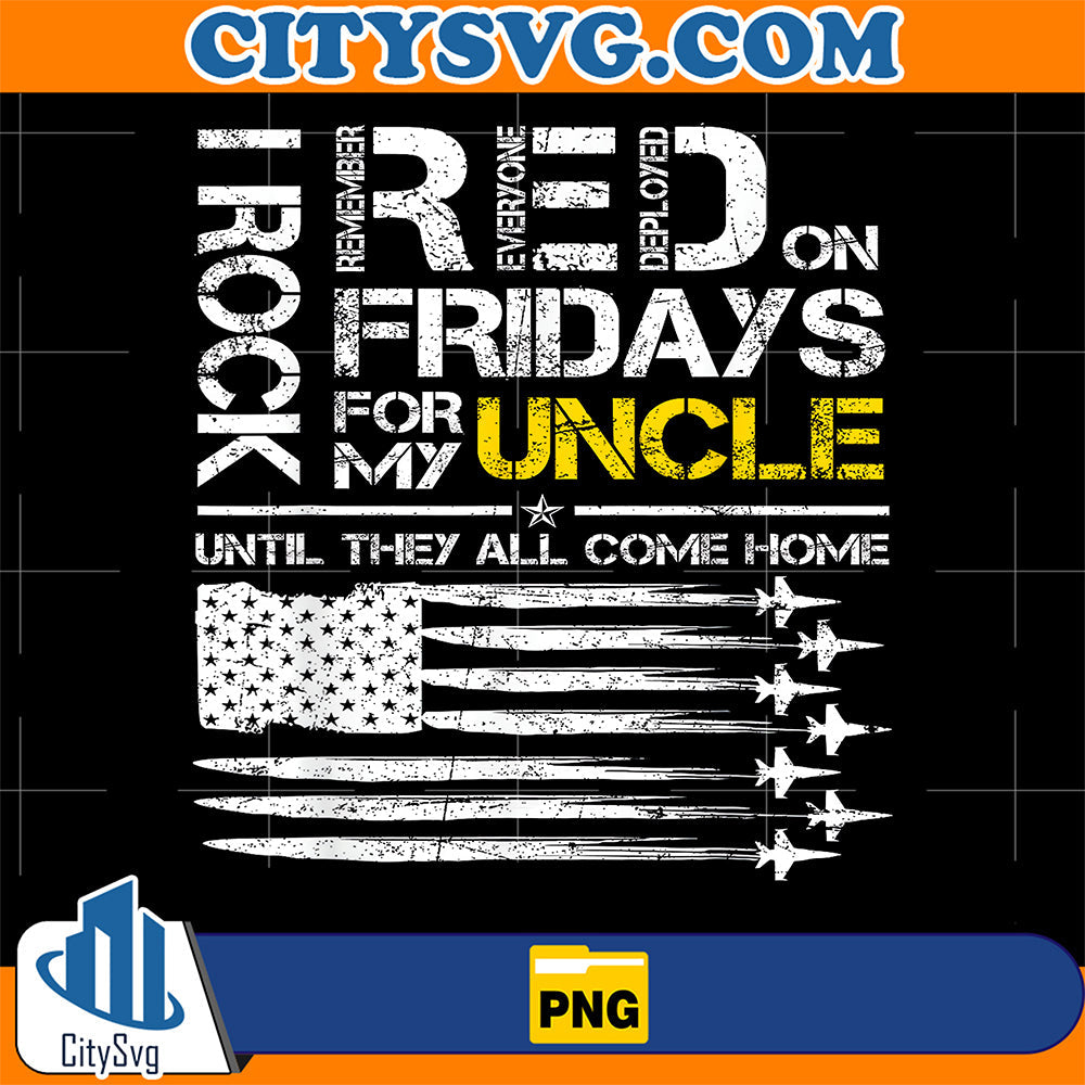 Rock-Red-On-Friday-For-My-Uncle-Air-Force-Family-Support-Png