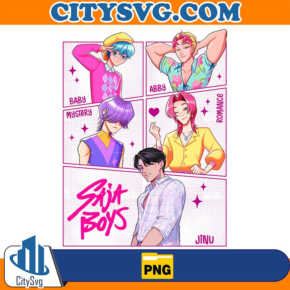 Sajaboys-Kpop-Demon-Hunters-Png