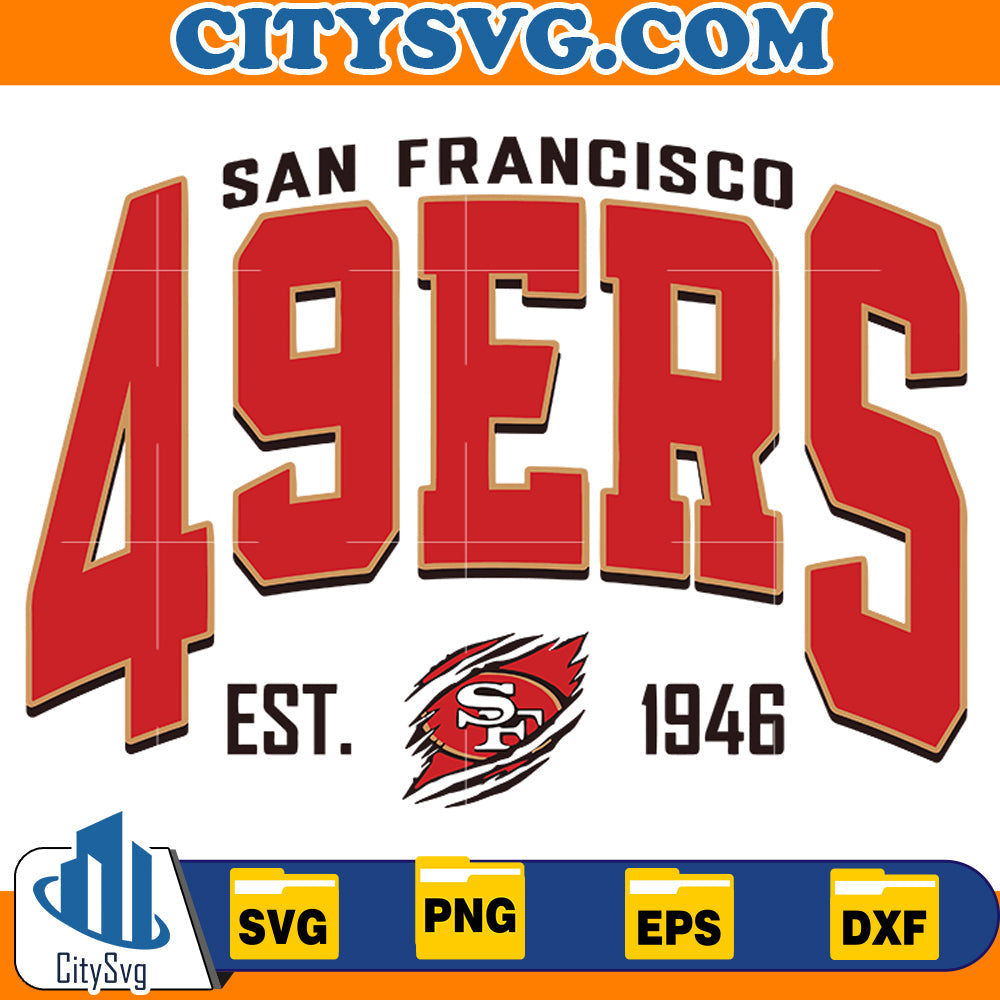 San Francisco 49ers est 1946 Svg CitySvg