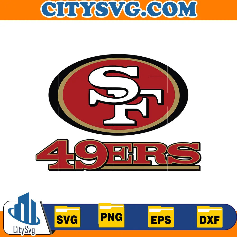 San Francisco 49ers Svg CitySvg