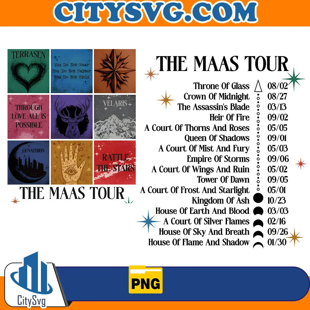 Sarah J. Maas Eras Tour Png CitySvg