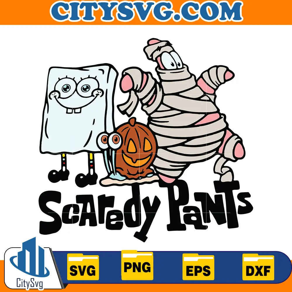 Scaredy Pants Halloween Svg CitySvg