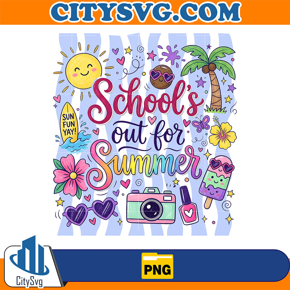 School-s-Out-For-Summer-Png