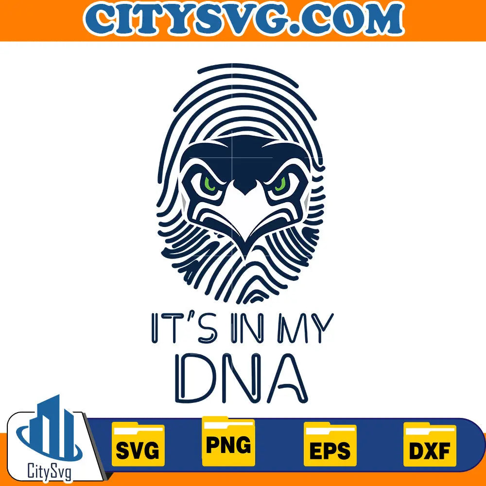 It' in my DNA Seattle Seahawks Svg CitySvg