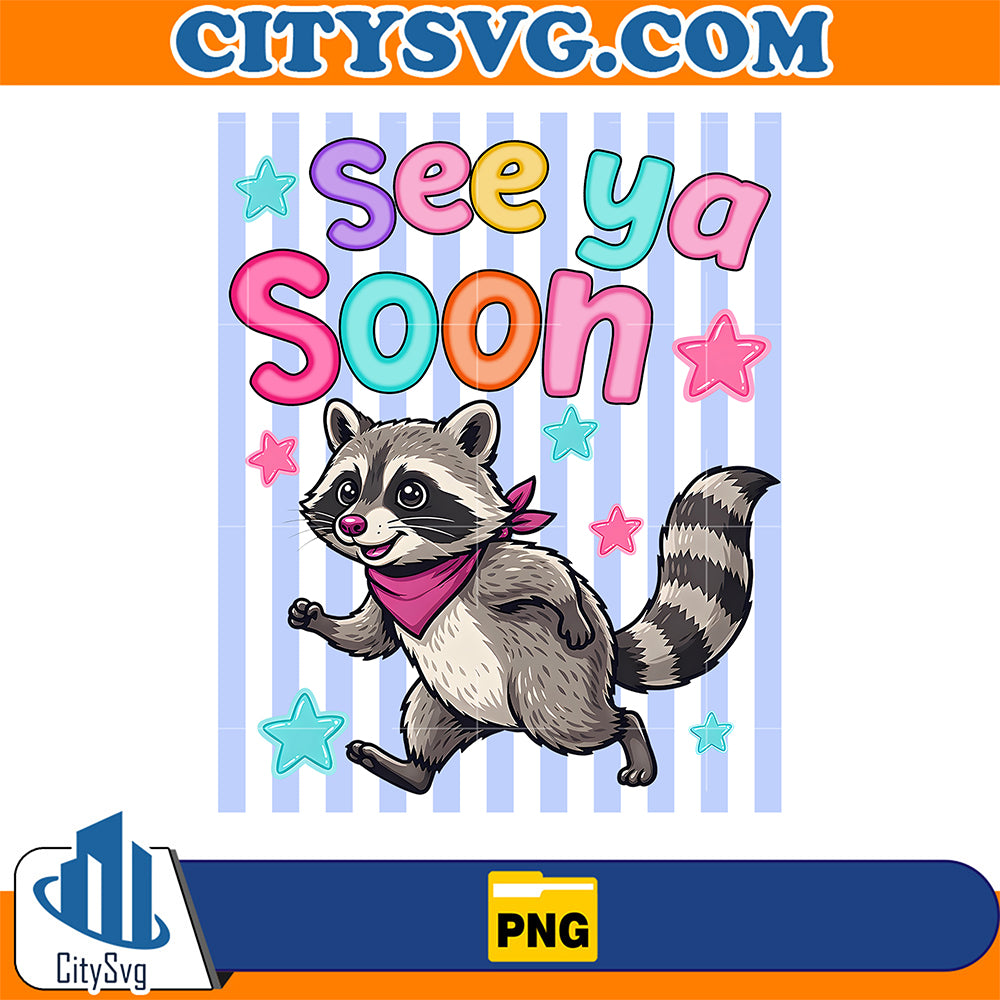 See-Ya-Soon-Raccoon-Summer-Png