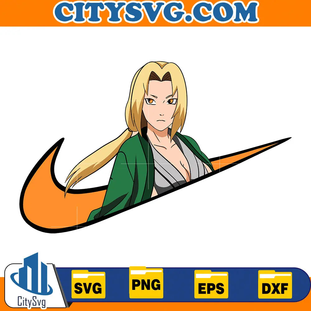 Senju Tsunade Ni ke Svg, Digital Download CitySvg