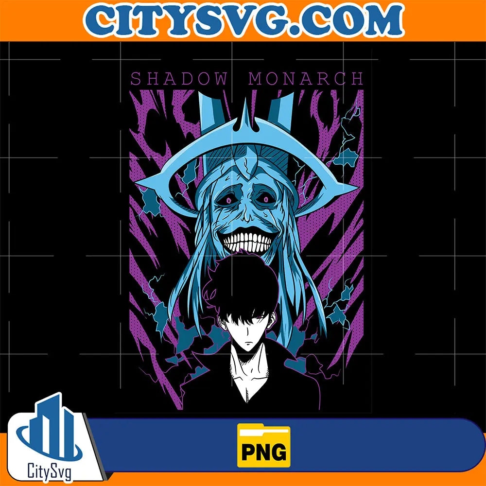 ShadowMonarchSungJinWooSoloLevelingPng