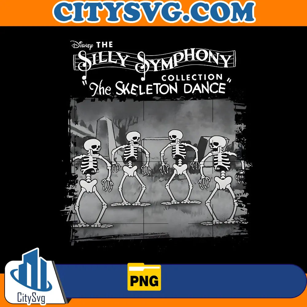 Silly Symphony Collection The Skeleton Dance Png CitySvg