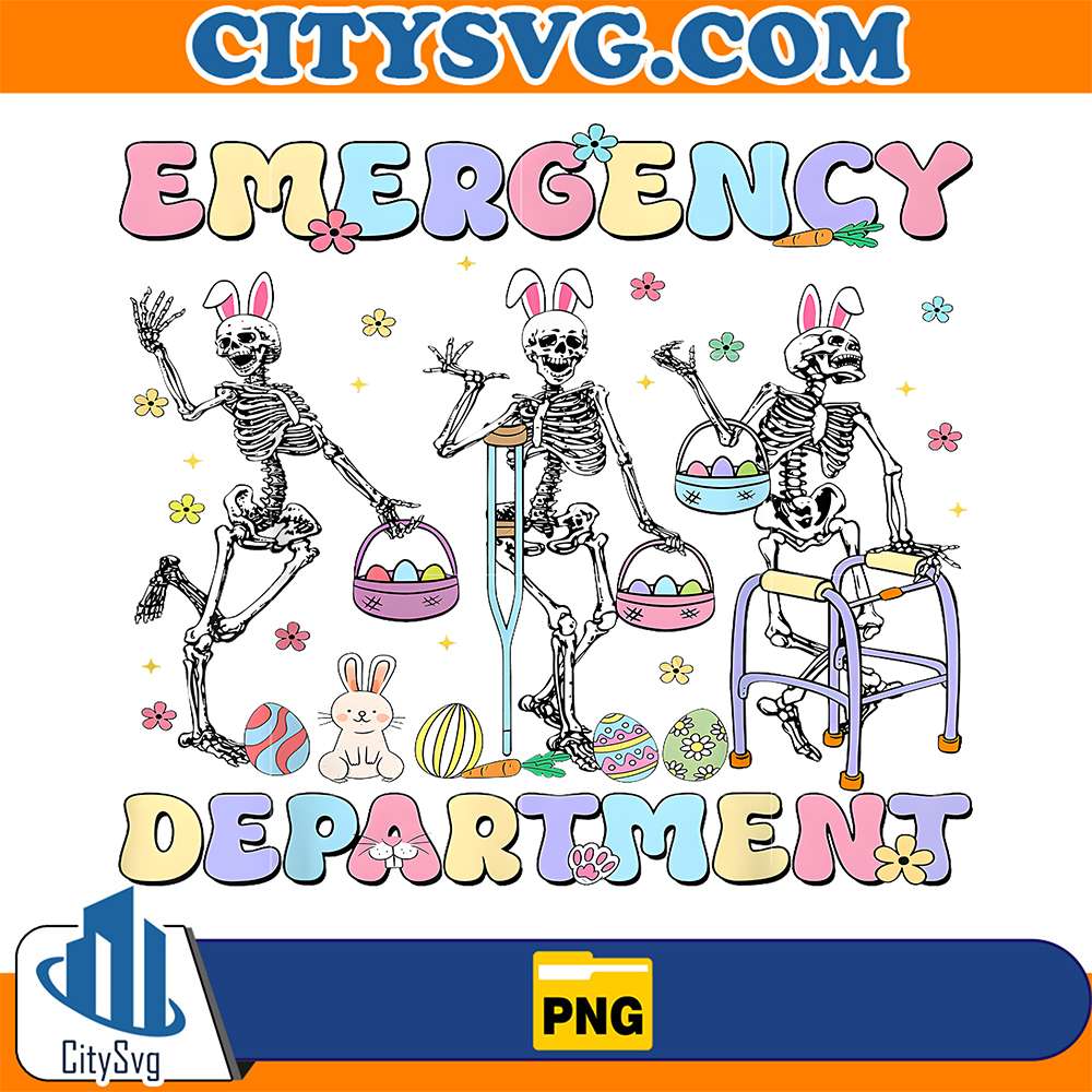 Skeleton-Dancing-Easter-Emergency-Department-Png