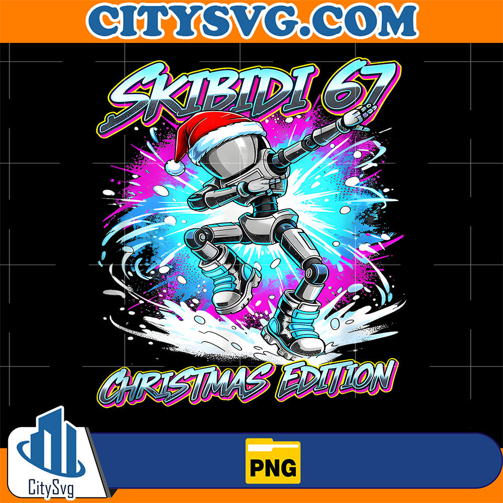 Skibidi 67 Christmas Edition Dance Png CitySvg
