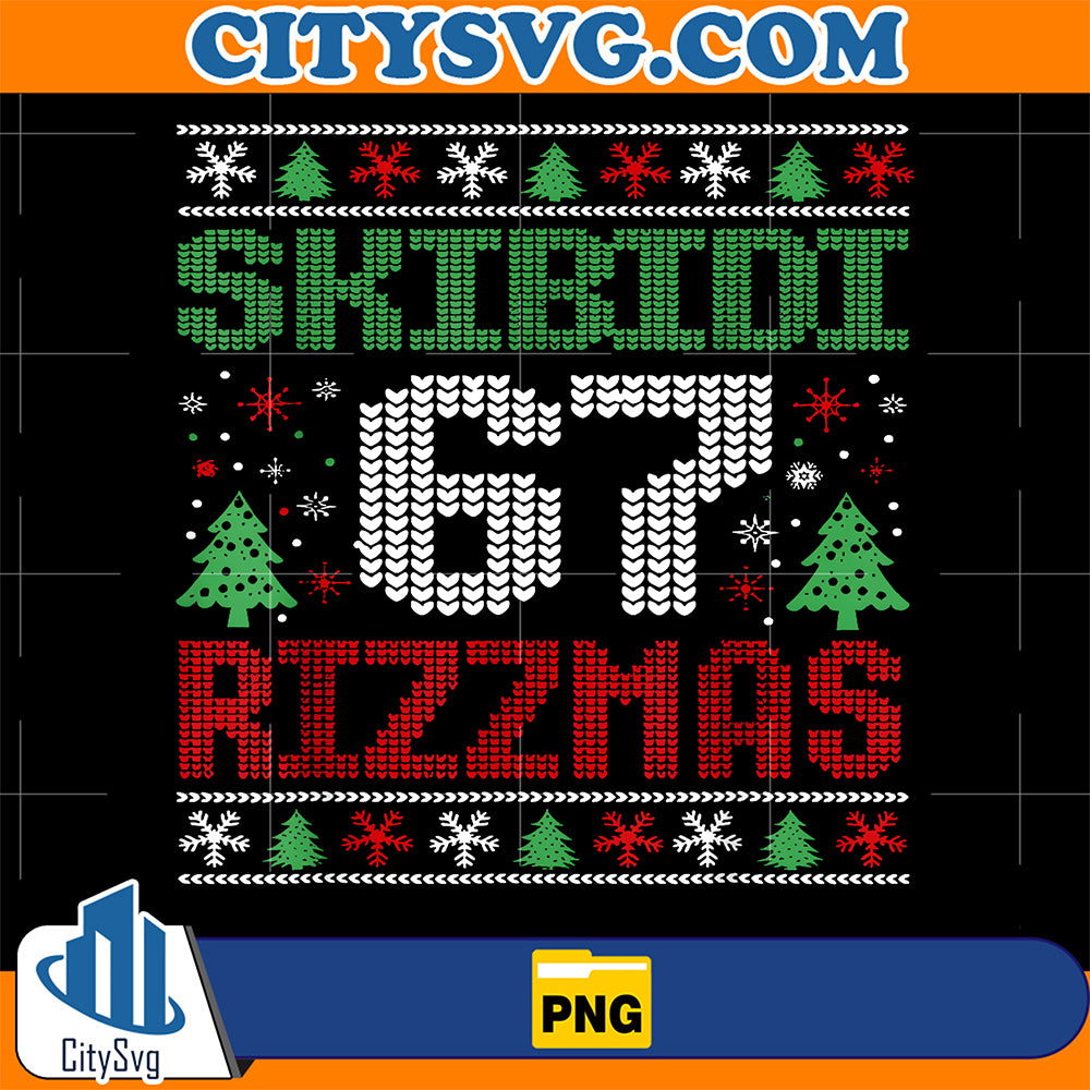 Skibidi-67-Rizzmas-Six-Seven-Meme-Christmas-Png