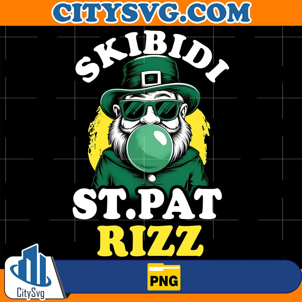 SkibidiSt.PatRizzStPatricksDayPng