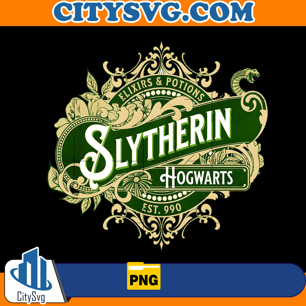 Elixirs and potions Slytherin hogwarts png CitySvg