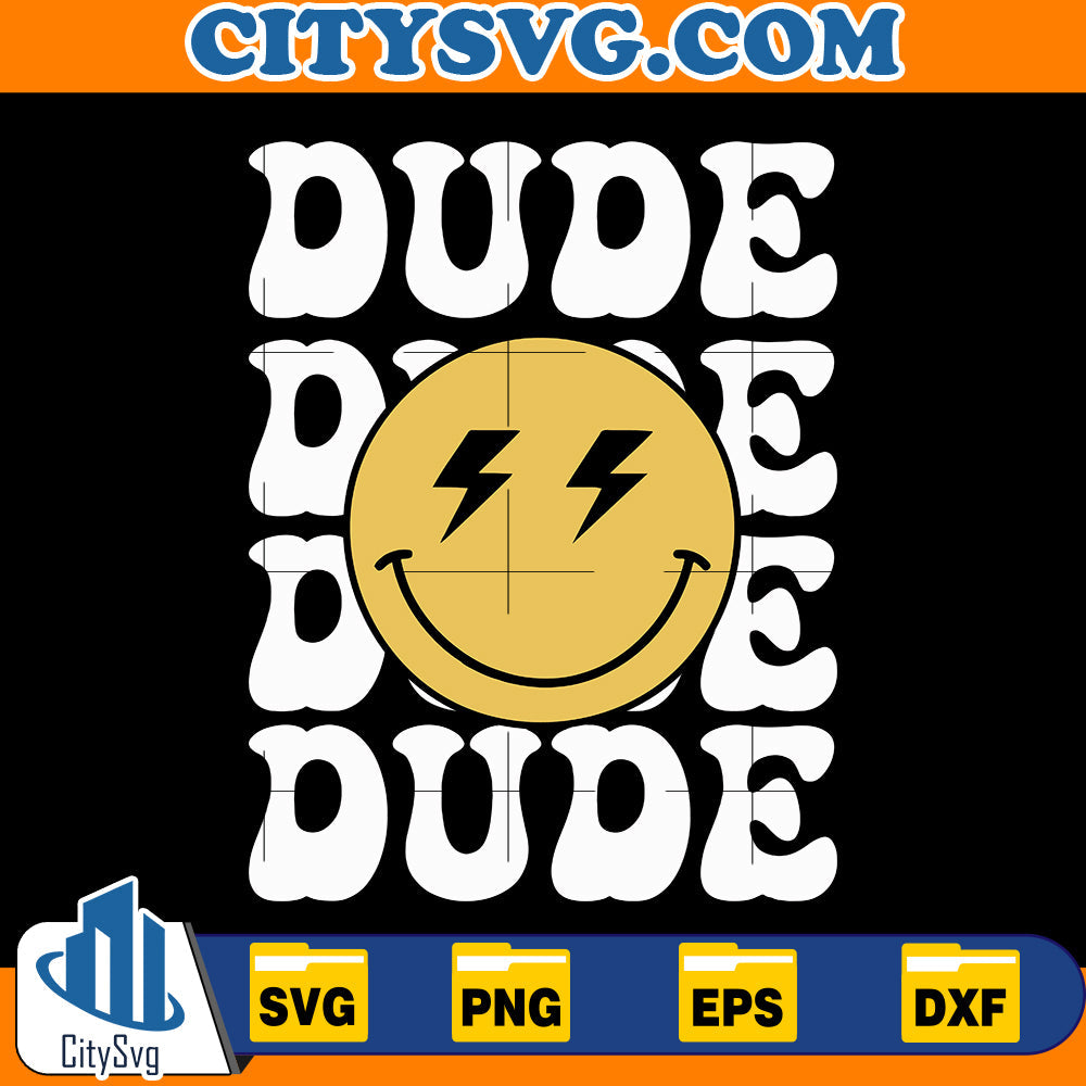 Smiley Face Dude Svg CitySvg