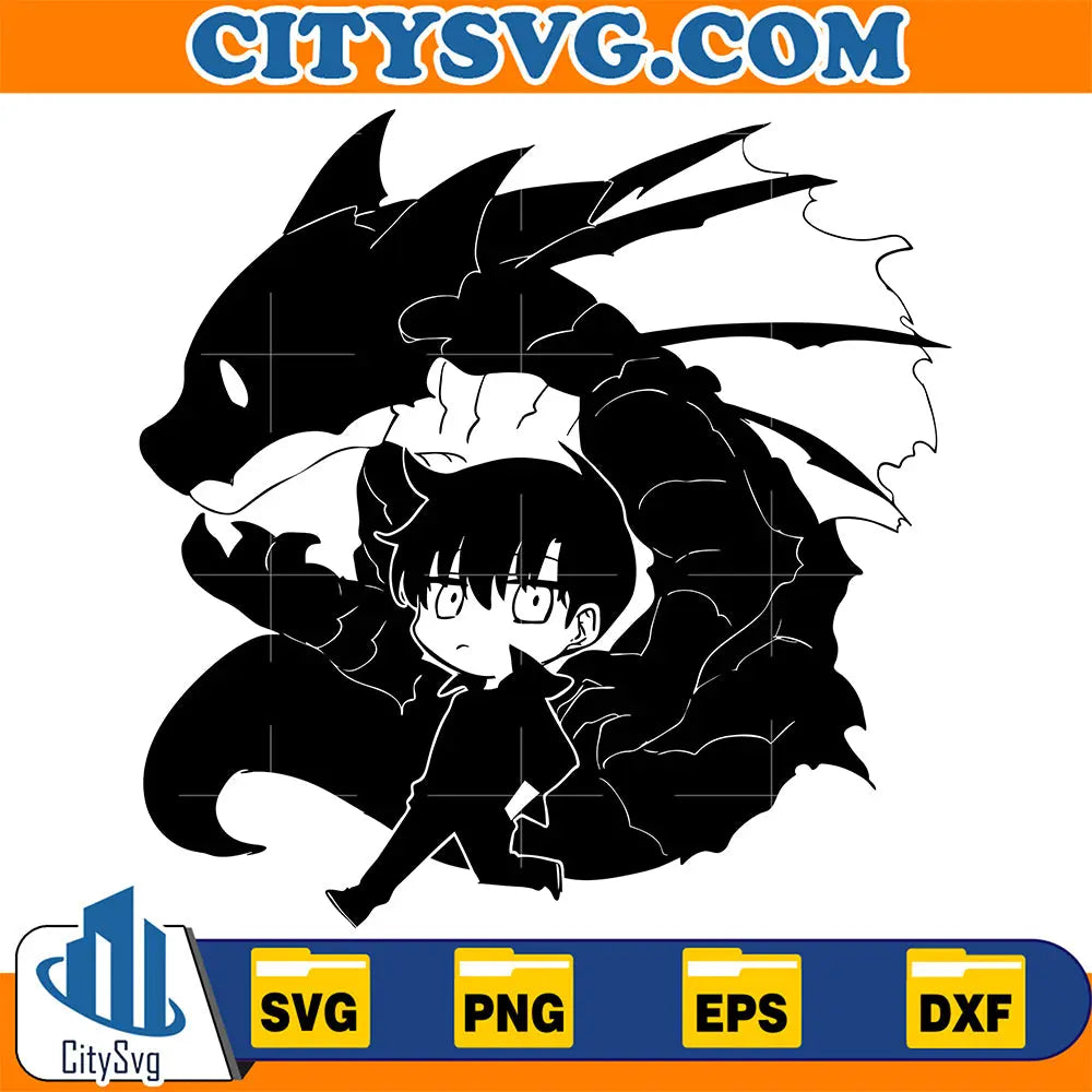 SoloLevelingChibiSungJinWooSvg