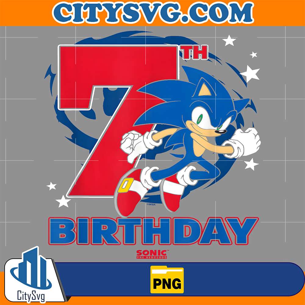 Sonic-The-Hedgehog-Epic-Sonic-7th-Birthday-Png
