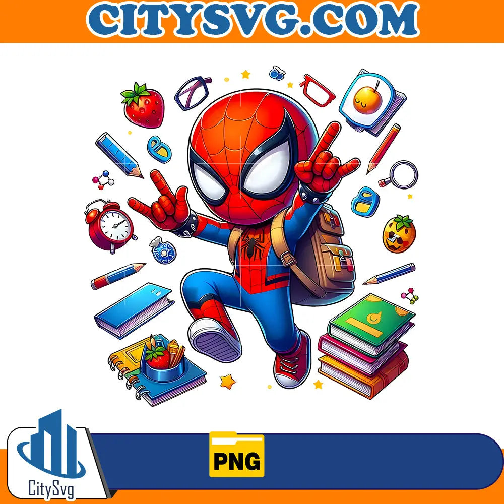 Spider Man School png CitySvg