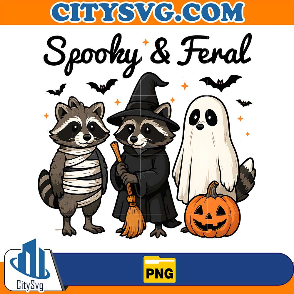 Spooky-And-Feral-Raccoon-Png