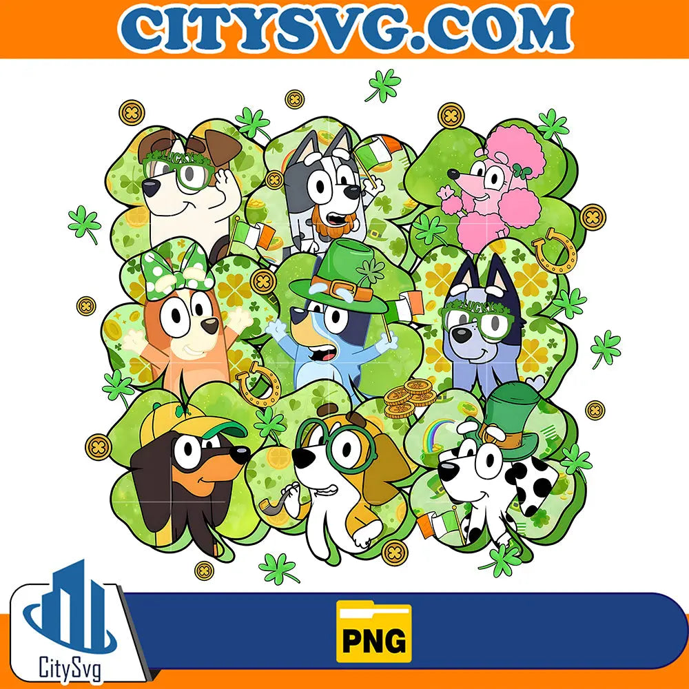 StPatrick_sDayBlueyFriendsPng