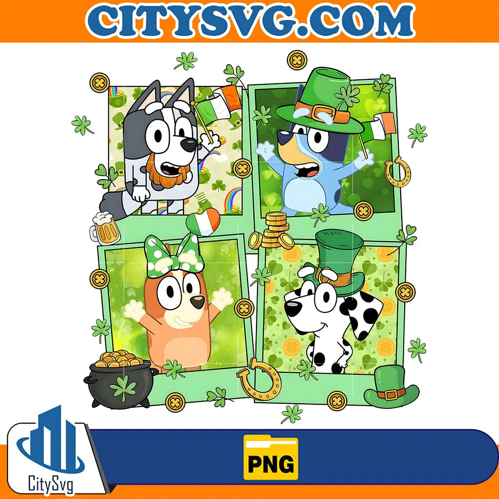 StPatrick_sDayBlueyPng