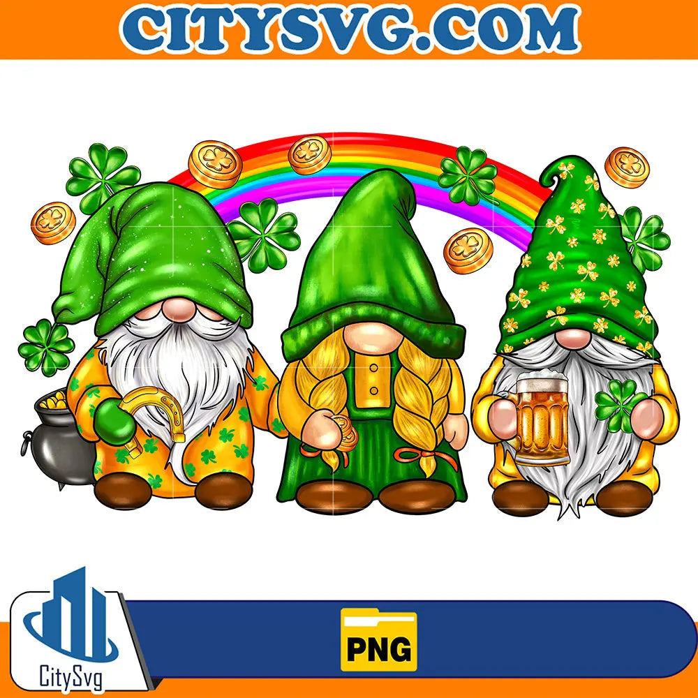 StPatricksDayGnomeSublimationPng