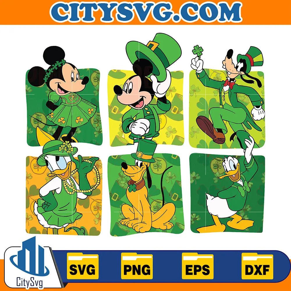 StPatricksDayMouseAndFriendsStPatricksDayDisneyVacationsSvg