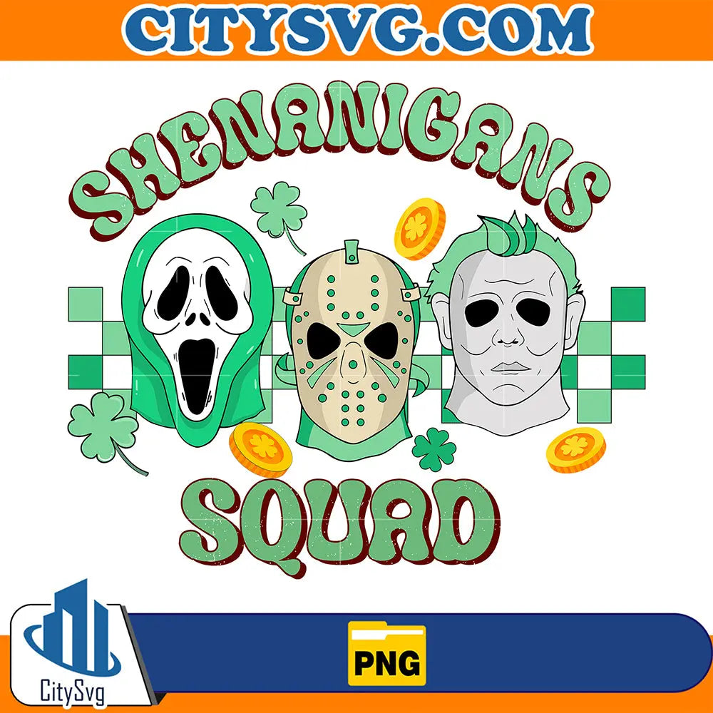 StPatricksDayShenanigansHorrorSquadPng