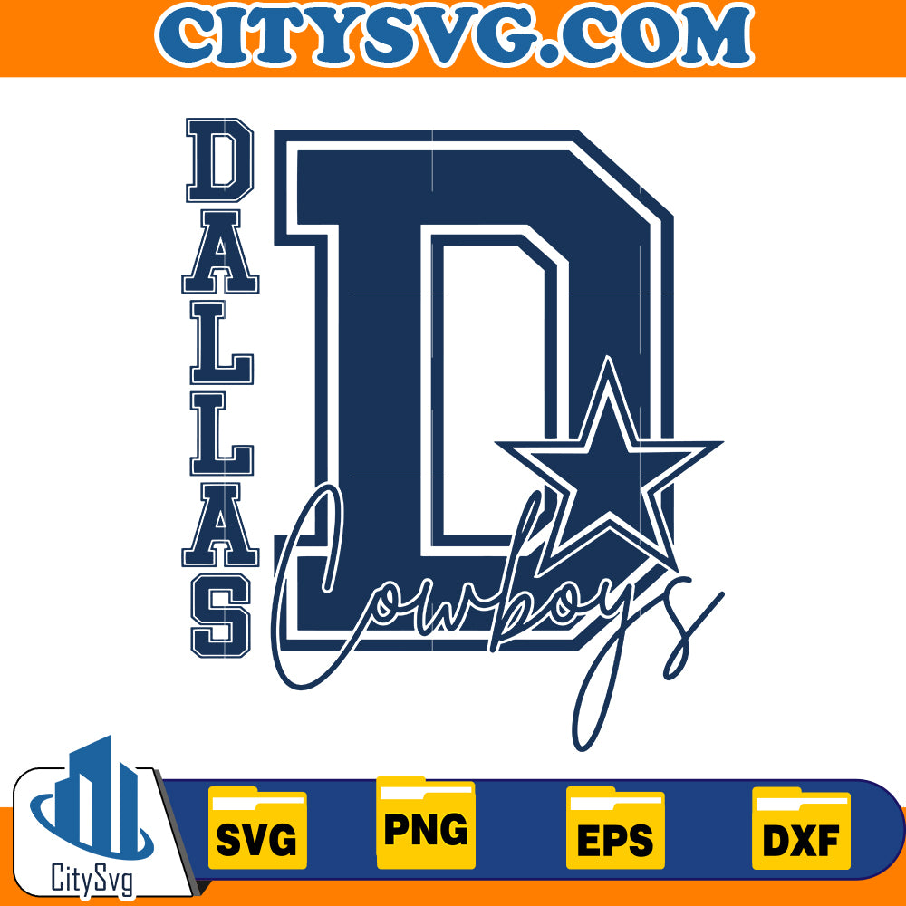 Star Dallas Cowboys Svg CitySvg