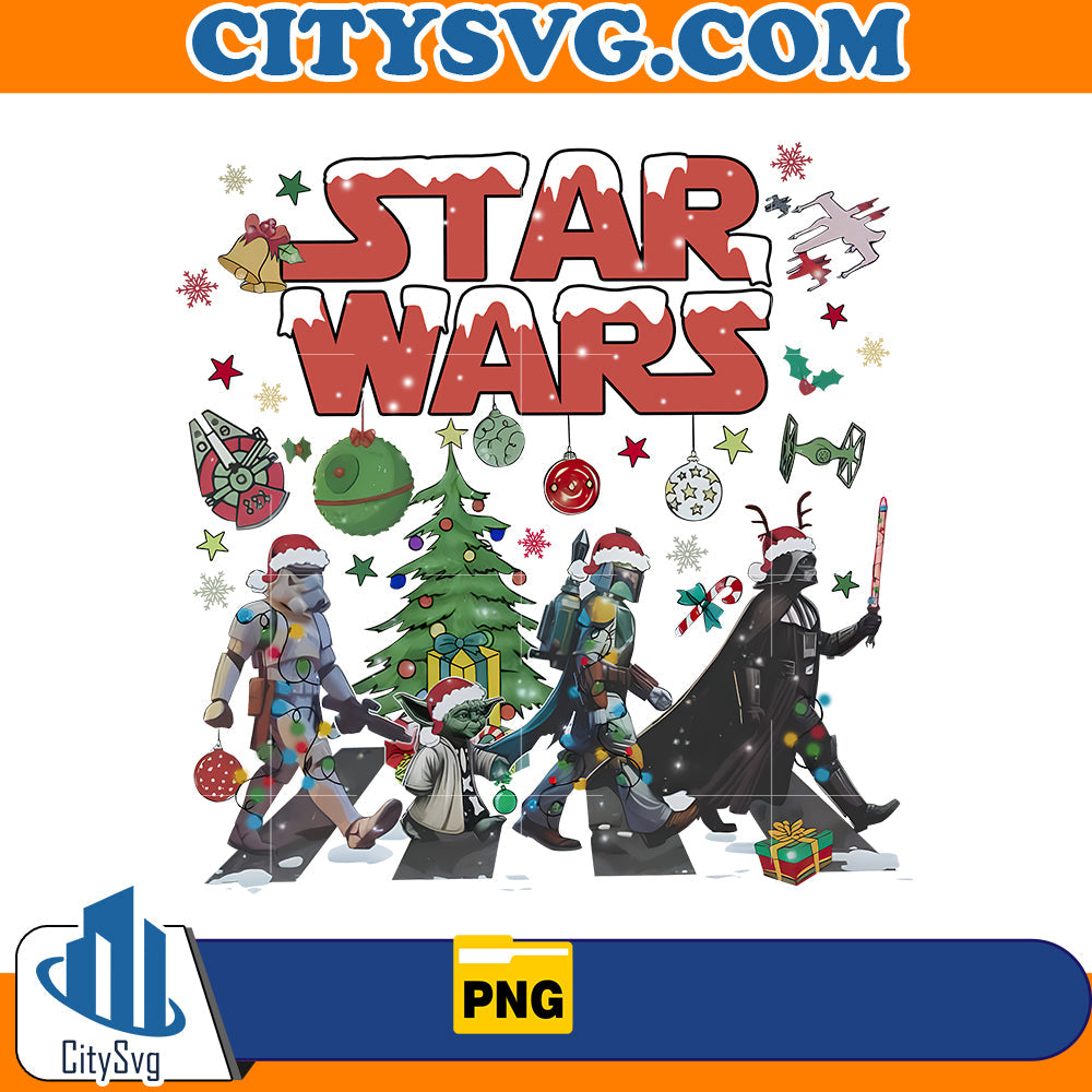 Star war Christmas Png CitySvg