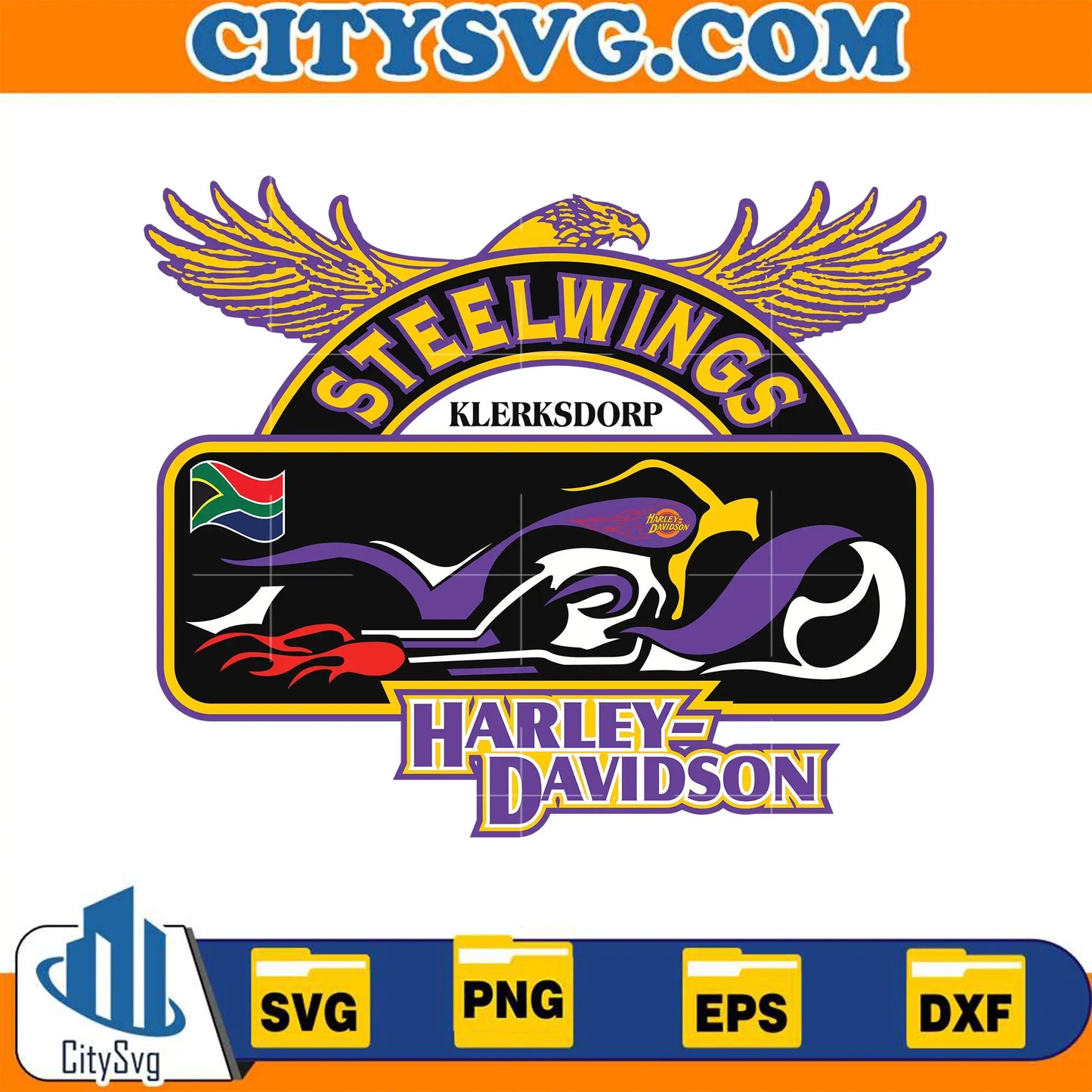 SteelwingsKlerksdorpHarleyDavidsonSvg
