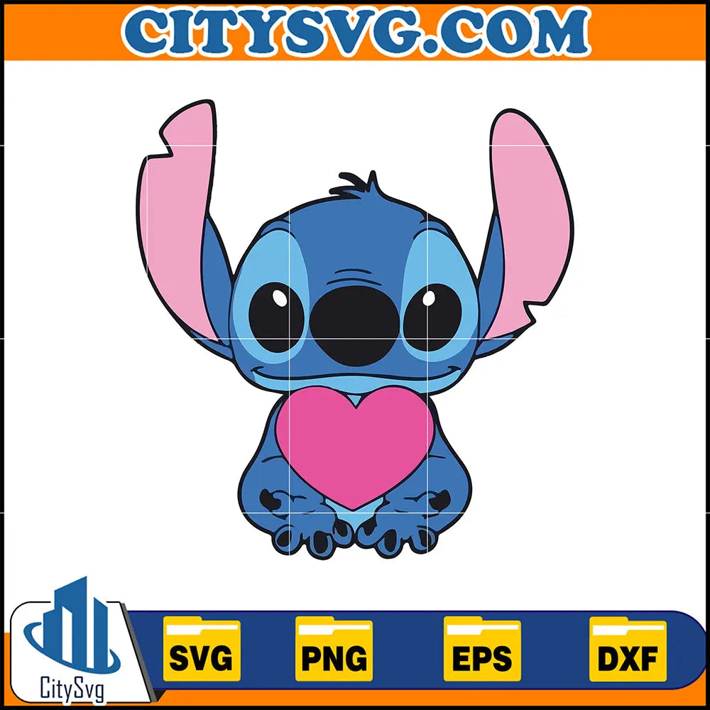 StichHeartHuggingTiktokStitchSvg