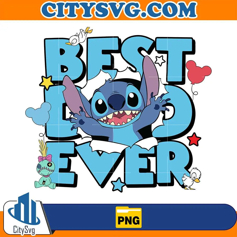 Stitch-Best-Dad-Ever-Png