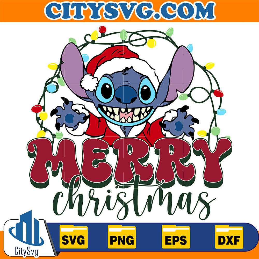 Stitch-Merry-Christmas-Svg