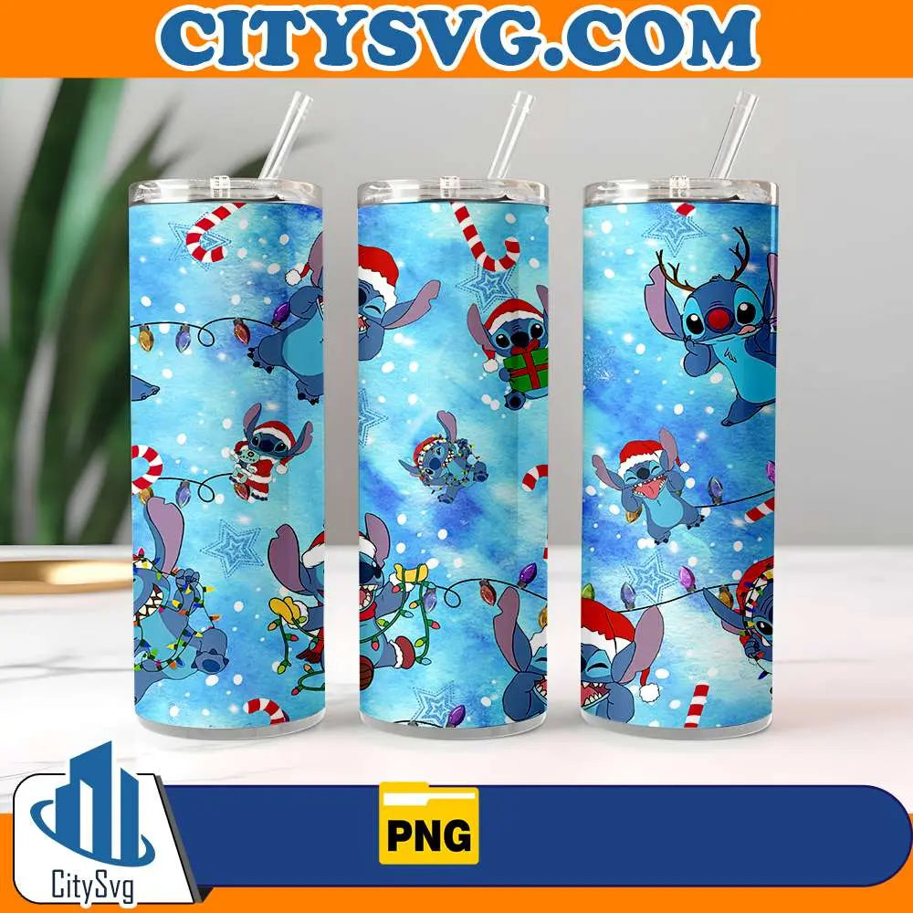 StitchChristmas20zTumbleWrapPng