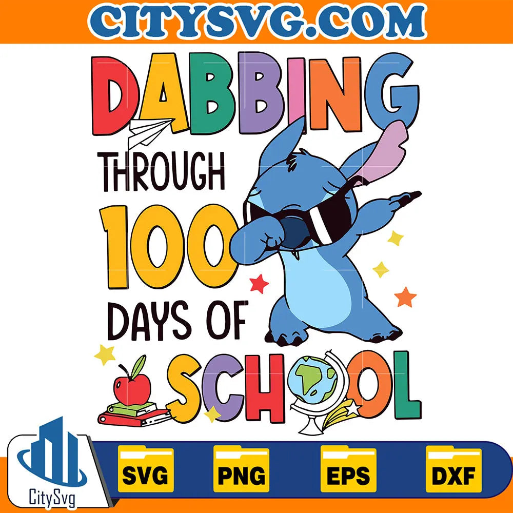 StitchDabbingThrough100DaysofSchoolSvg