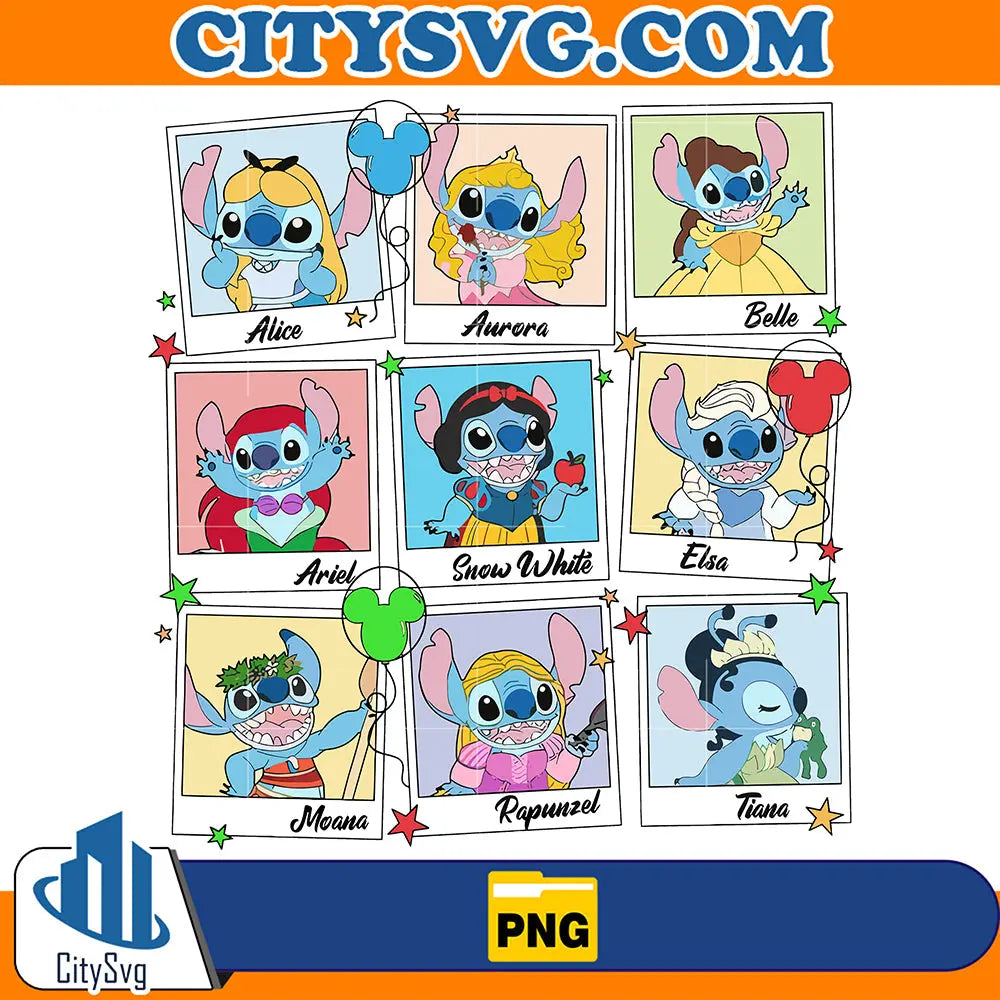 StitchPrincessDisneyPng