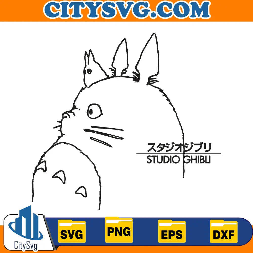 Studio Ghibli Svg CitySvg