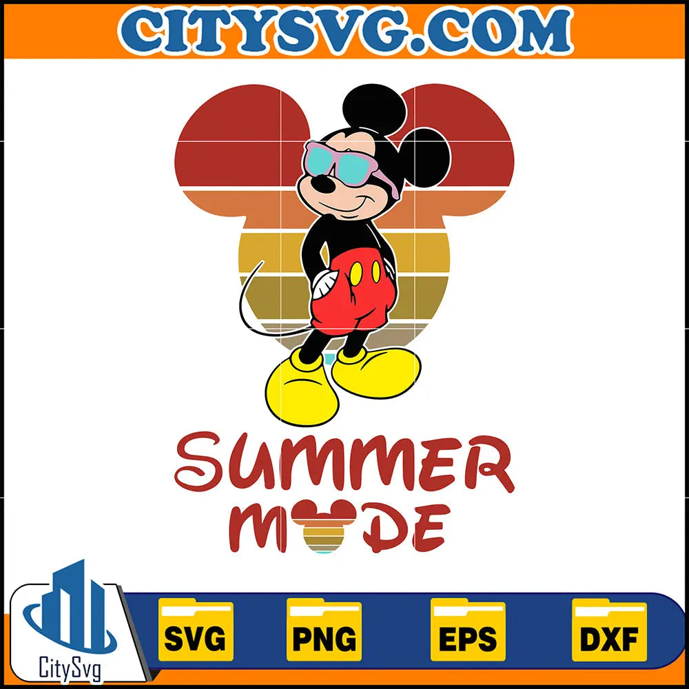 SummerModeMickeySvg
