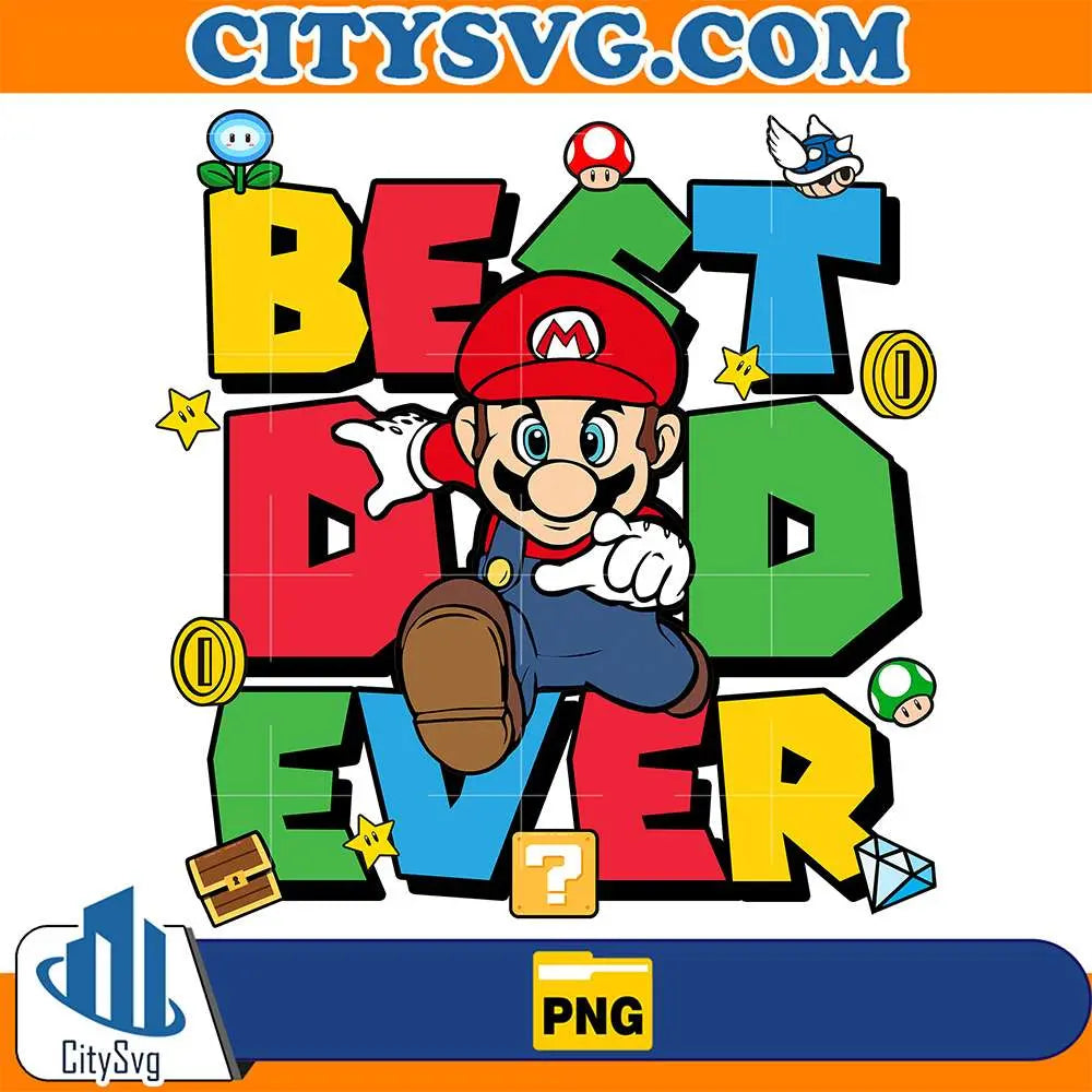 Super-Mario-Best-Dad-Ever-Png