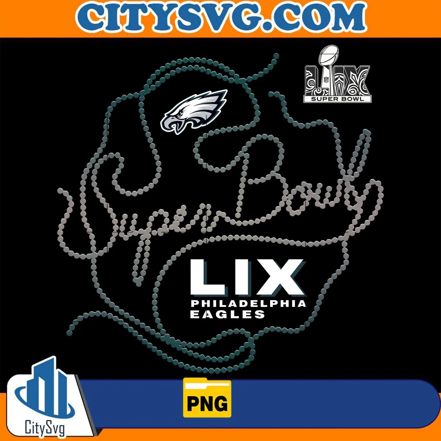 SuperBowlLIXPhiladelphiaEagelPng