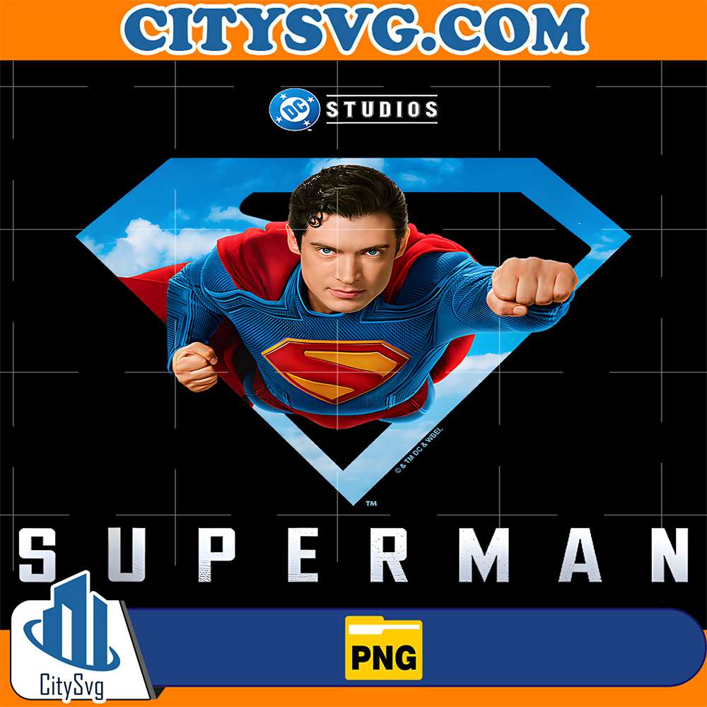 Superman-2025-Flying-Shot-Chest-Emblem-Png