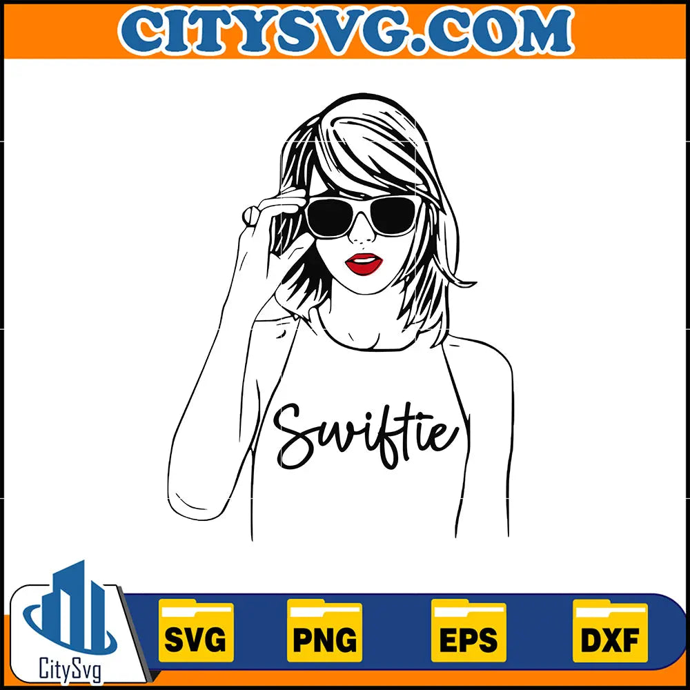 Swiftie Red Lips Svg
