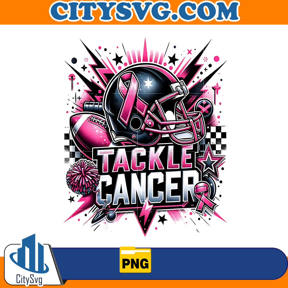 Tackle Cancer Football Png CitySvg