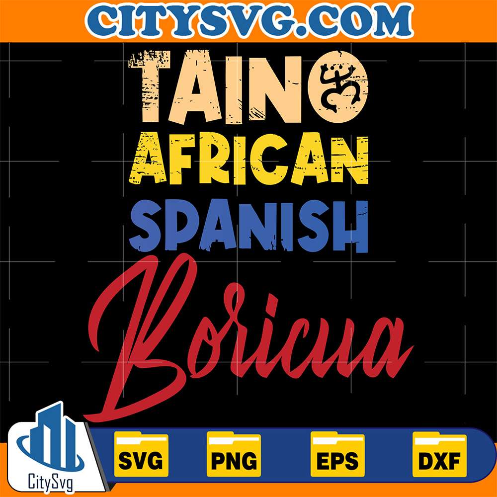 Tain-African-Spanish-Boricua-Svg