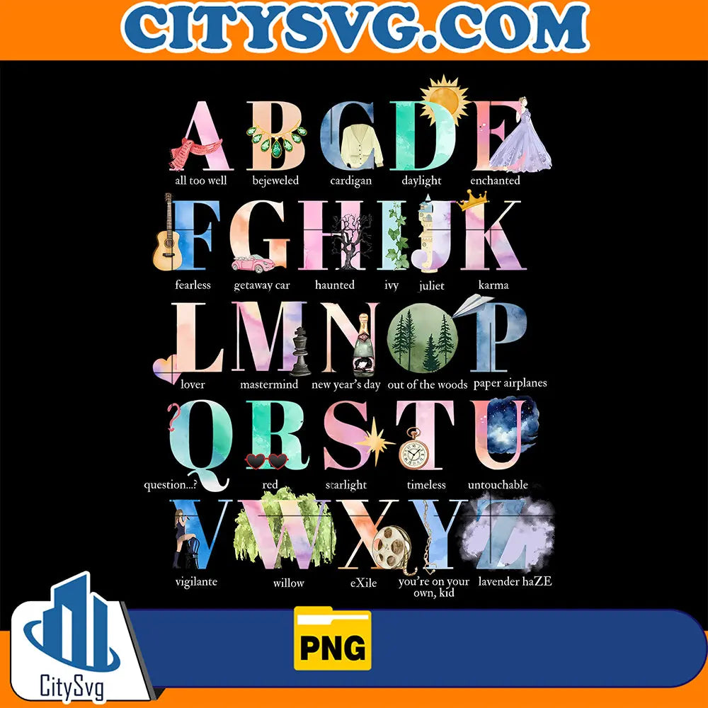 TaylorSwiftAlphabetPng_1
