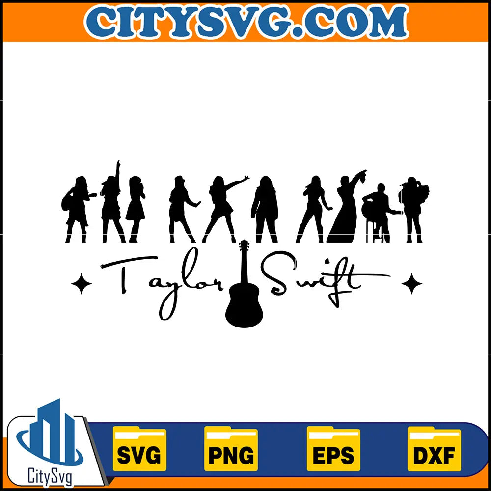 TaylorSwiftSilhouettesSvg