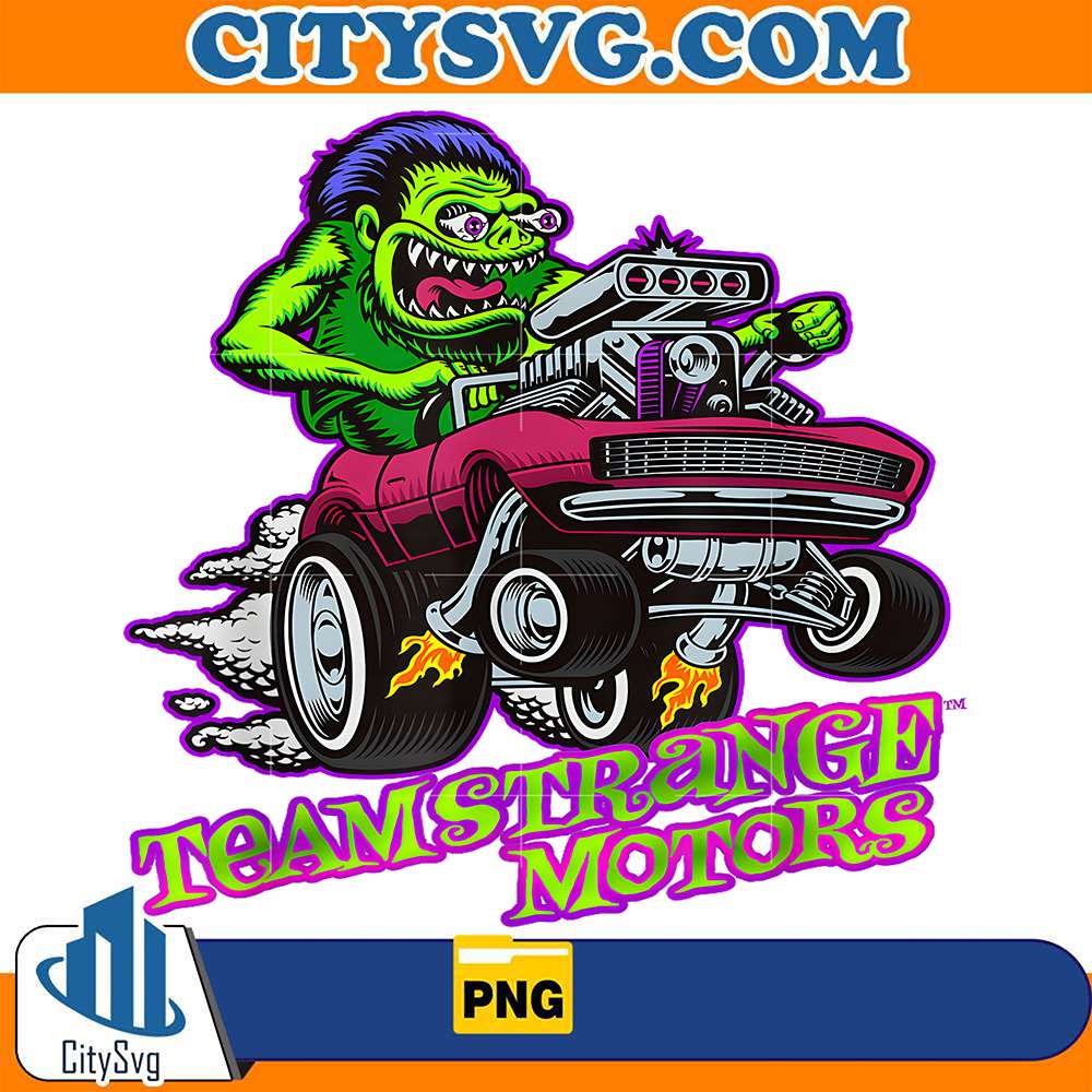 Teamstrange-Motors-Monster-Car-Png